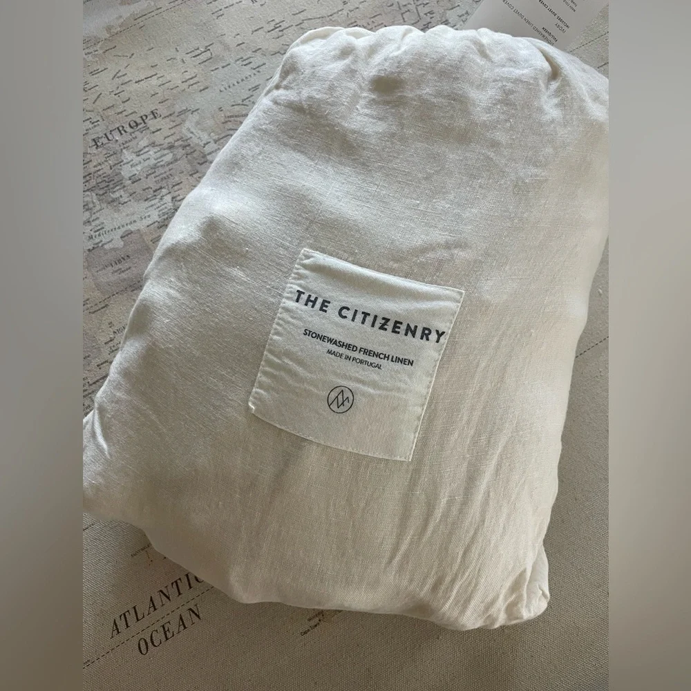 🆕The Citizenry Stonewashed
Linen Duvet Cover QUEEN
Ivory NWT - Picture 4 of 7